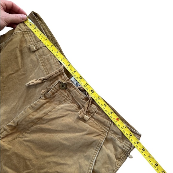 Steve & Barrys Heavy Cargo Shorts Mens Size 36 Khaki Color 10"Inseam - Picture 4 of 7